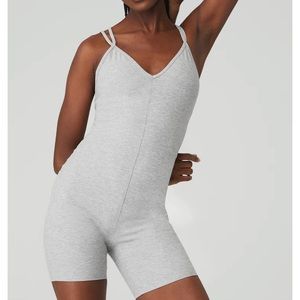 Alo suns out onesie in heather grey